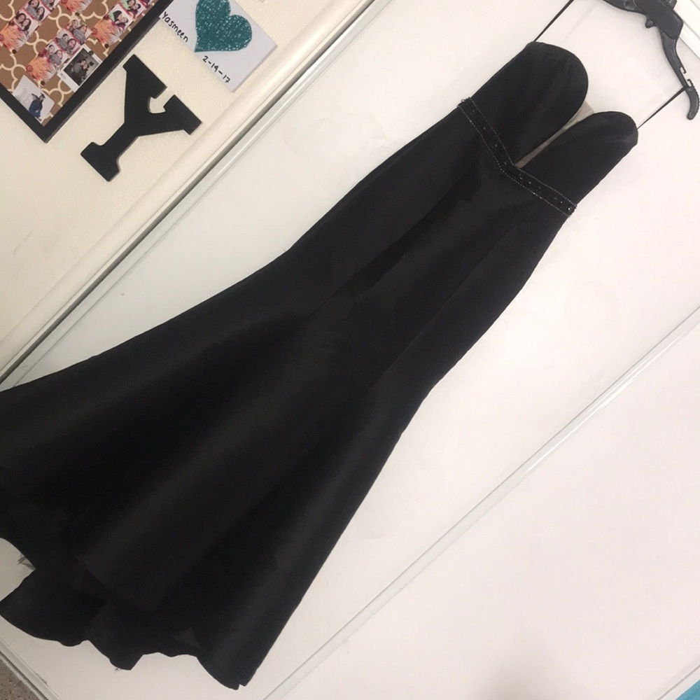 Black mermaid prom dress